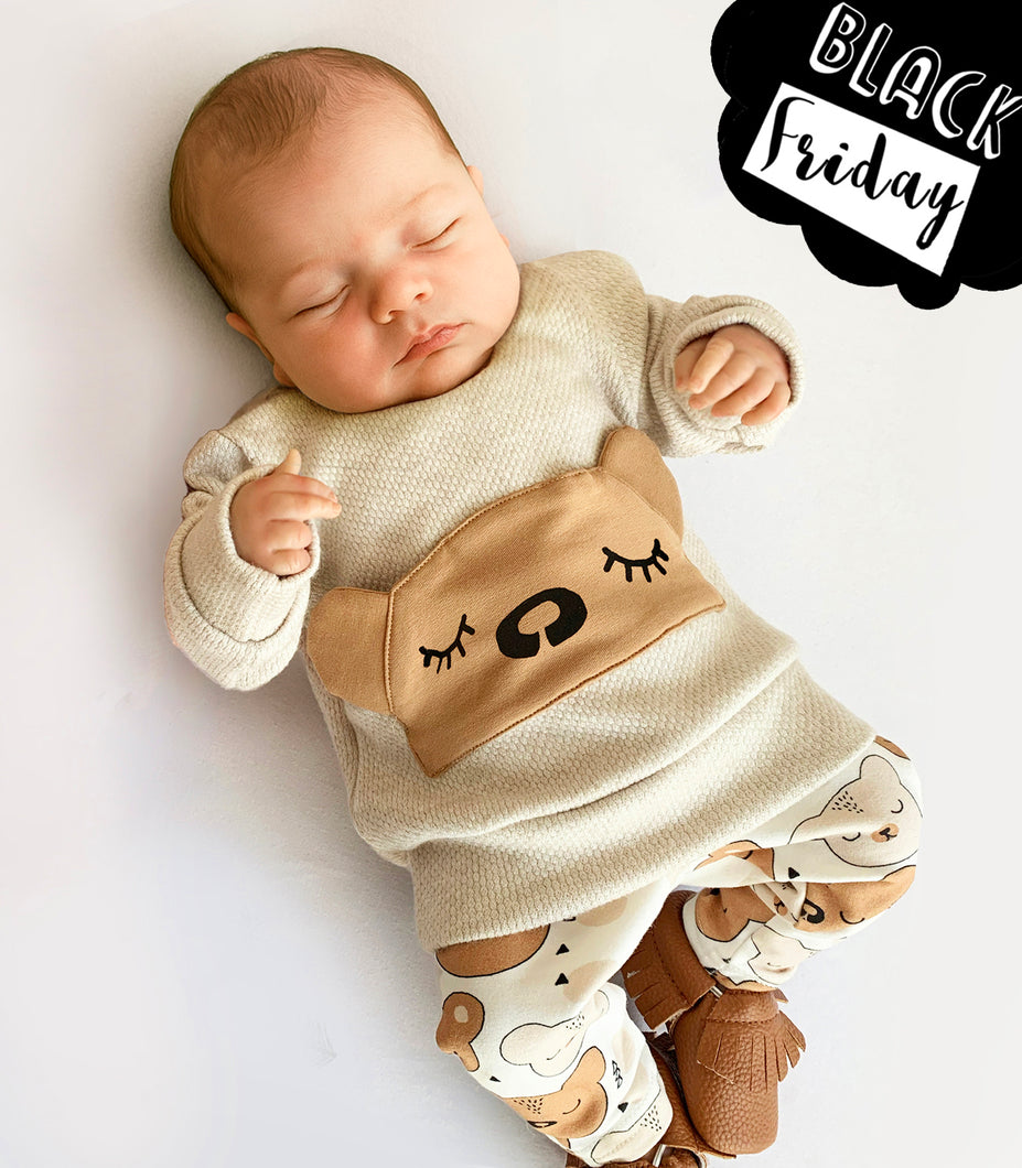 Conjunto Beige Bear