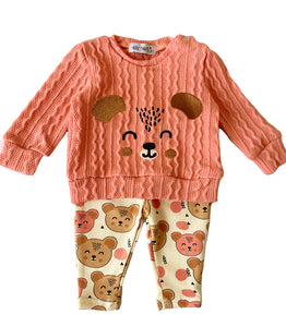 Conjunto Coral Bear