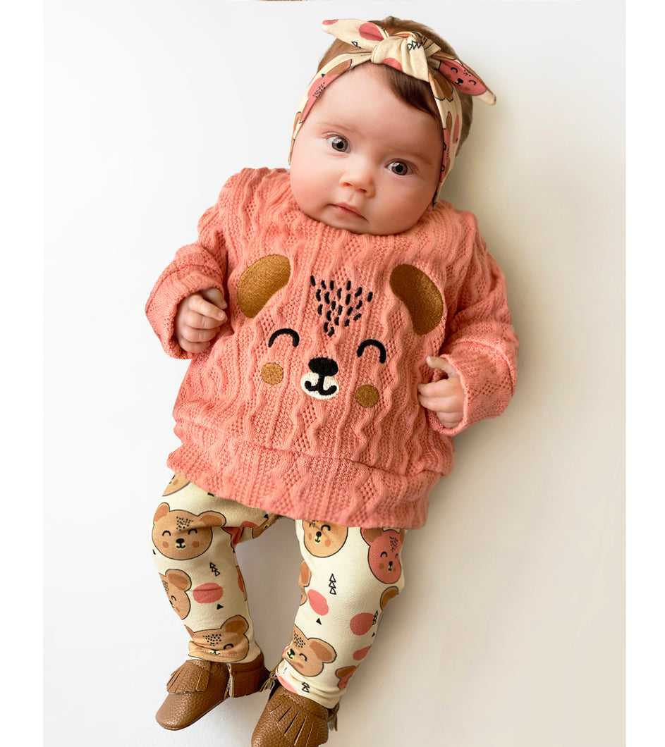 Conjunto Coral Bear