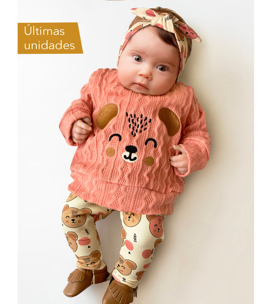 Conjunto Coral Bear
